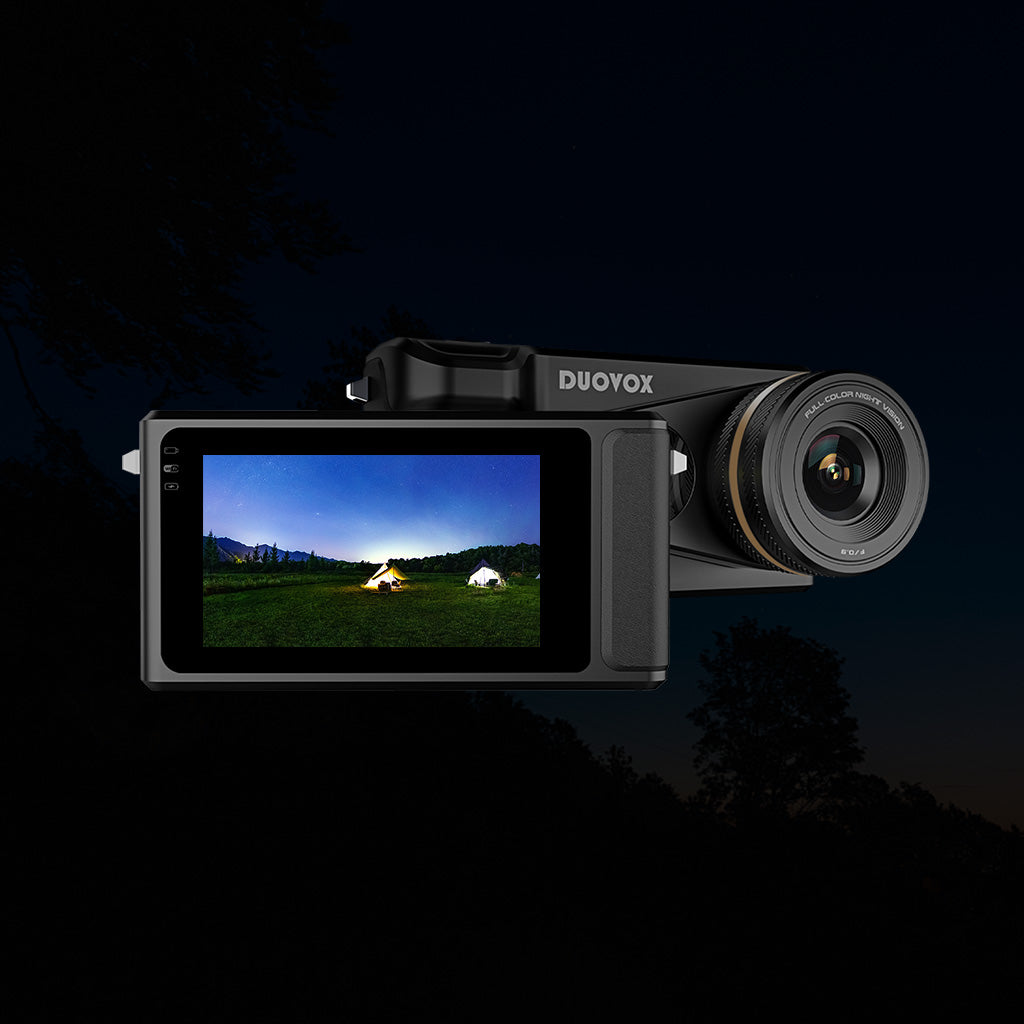 Caméra DUOVOX V9 - Vision nocturne COULEUR 5MP + ouverture F1.0