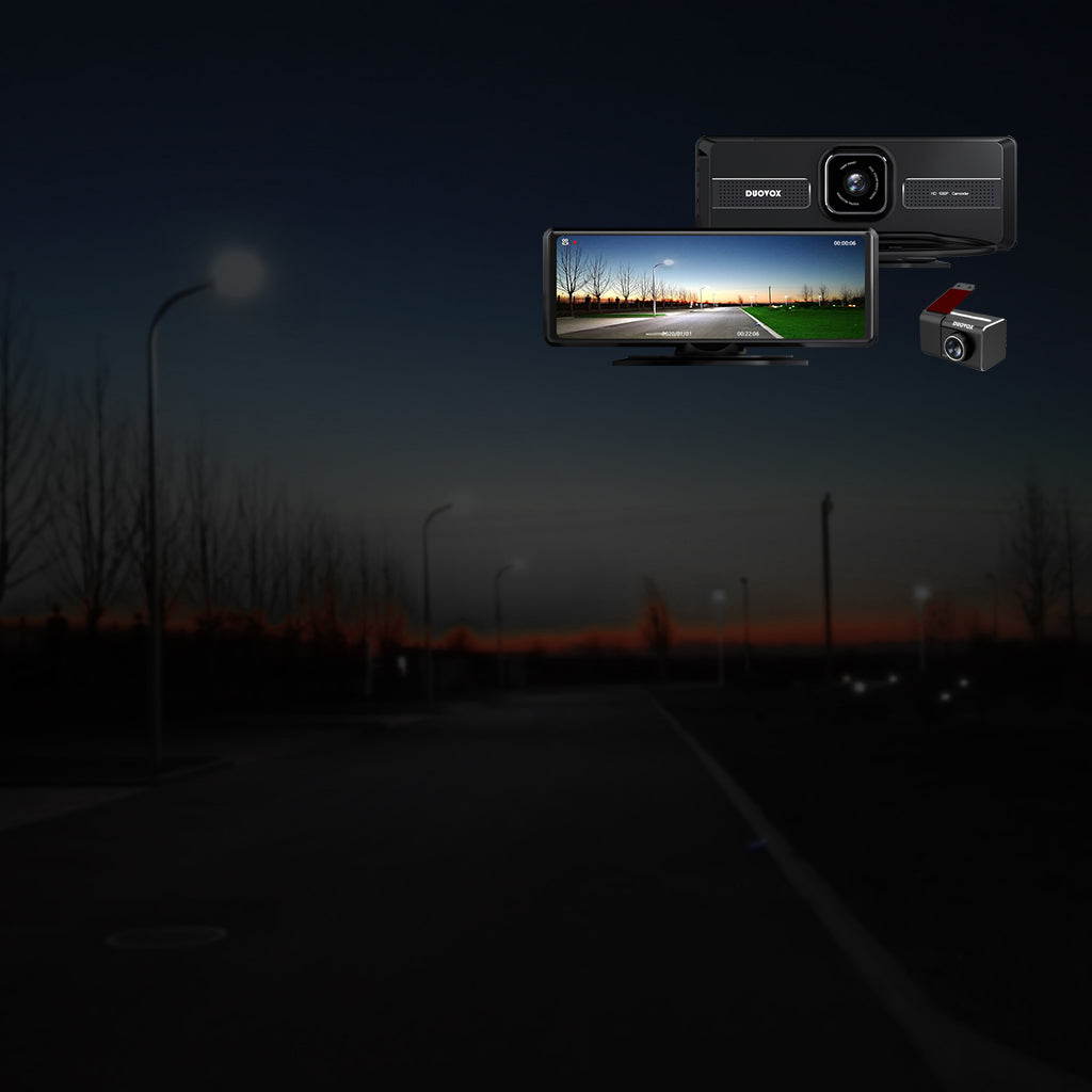 Duovox V9 1080P Full-color Night Vision System Dashcam