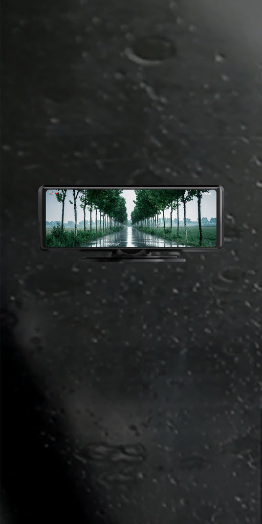 See through rainy with Duovox V9 Night Vision to stop blurry vision with crispy image